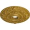 Ekena Millwork Rose Ceiling Medallion (Fits Canopies up to 7 1/4"), 18"OD x 3 1/2"ID x 1 1/2"P, Pharaohs Gold CM18ROPGS - alternate 4